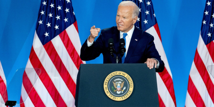 Top Democrat on House Intel Committee calls on Biden to suspend campaign after NATO press conference