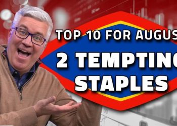 Top Ten Charts for August: Two Tempting Consumer Staples Names