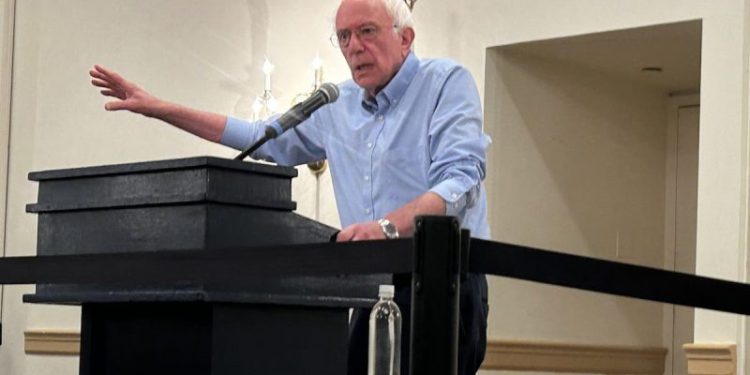 Bernie Sanders disagrees, but Trump keeps insisting Harris is more liberal than the Vermont senator