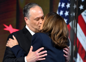 Doug Emhoff doesn’t deny report he slapped ex-girlfriend outside overseas movie event