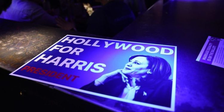 HOLLYWOOD ELITES FOR HARRIS: Celebs sign on for another tired, star-filled sequel