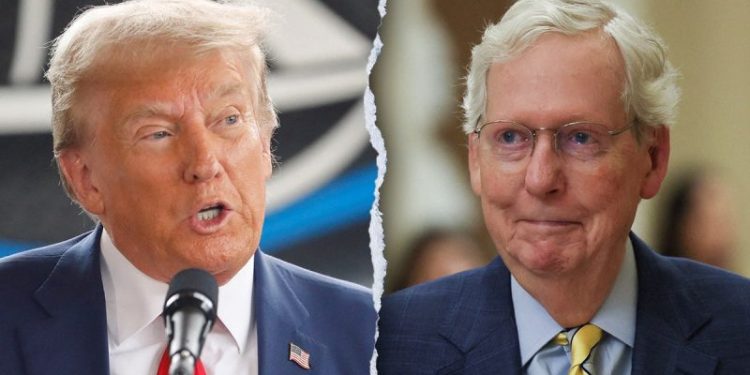 ‘What a disgrace’: Trump taunts McConnell’s endorsement as GOP Senate leader race looms