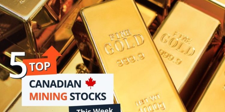 Top 5 Canadian Mining Stocks This Week: Sanu Gold Sparkles with 200 Percent Gain