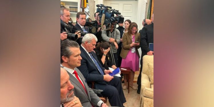 Ukraine ambassador’s reaction to fiery Trump-Zelenskyy Oval Office clash goes viral