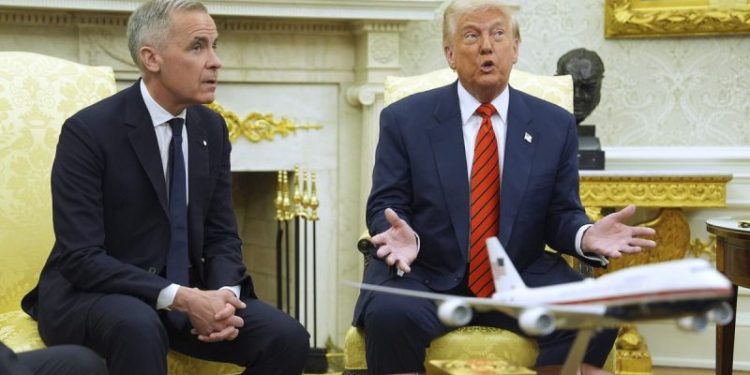 Carney says Canada is not for sale, Trump replies, ‘Never say never’