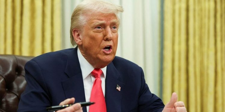 Trump accuses Senate Democrats of using nominee confirmations as leverage for funding deals