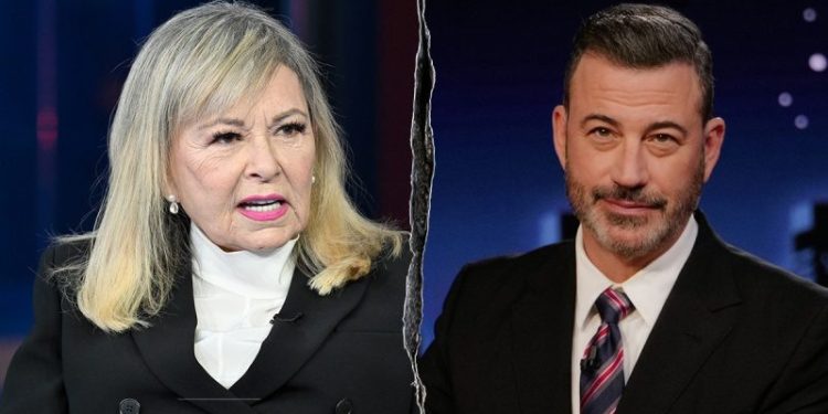 Roseanne Barr blasts ‘double standard’ as Jimmy Kimmel returns to late-night show after suspension